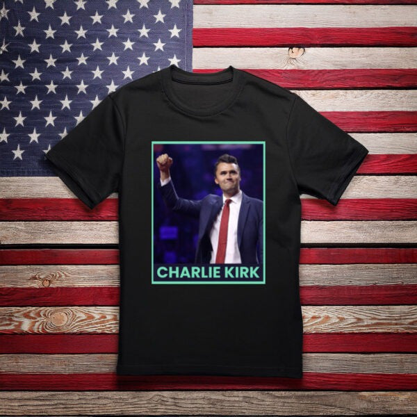 Victory Pose Charlie Kirk T-Shirt Conservative Merch Gifts For Republican Supporters