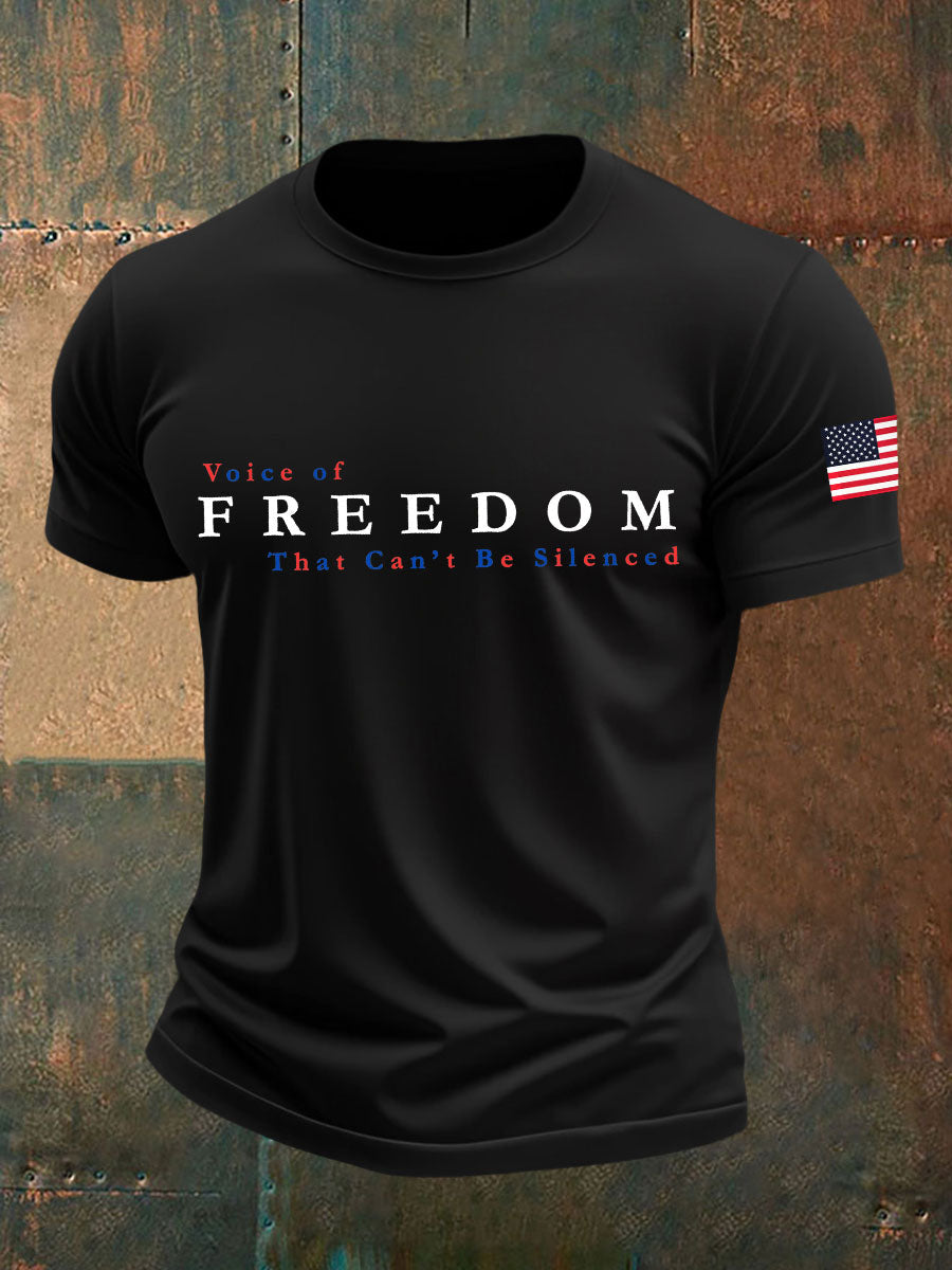 Voice of Freedom T-Shirt Charlie Kirk Memorial Shirt