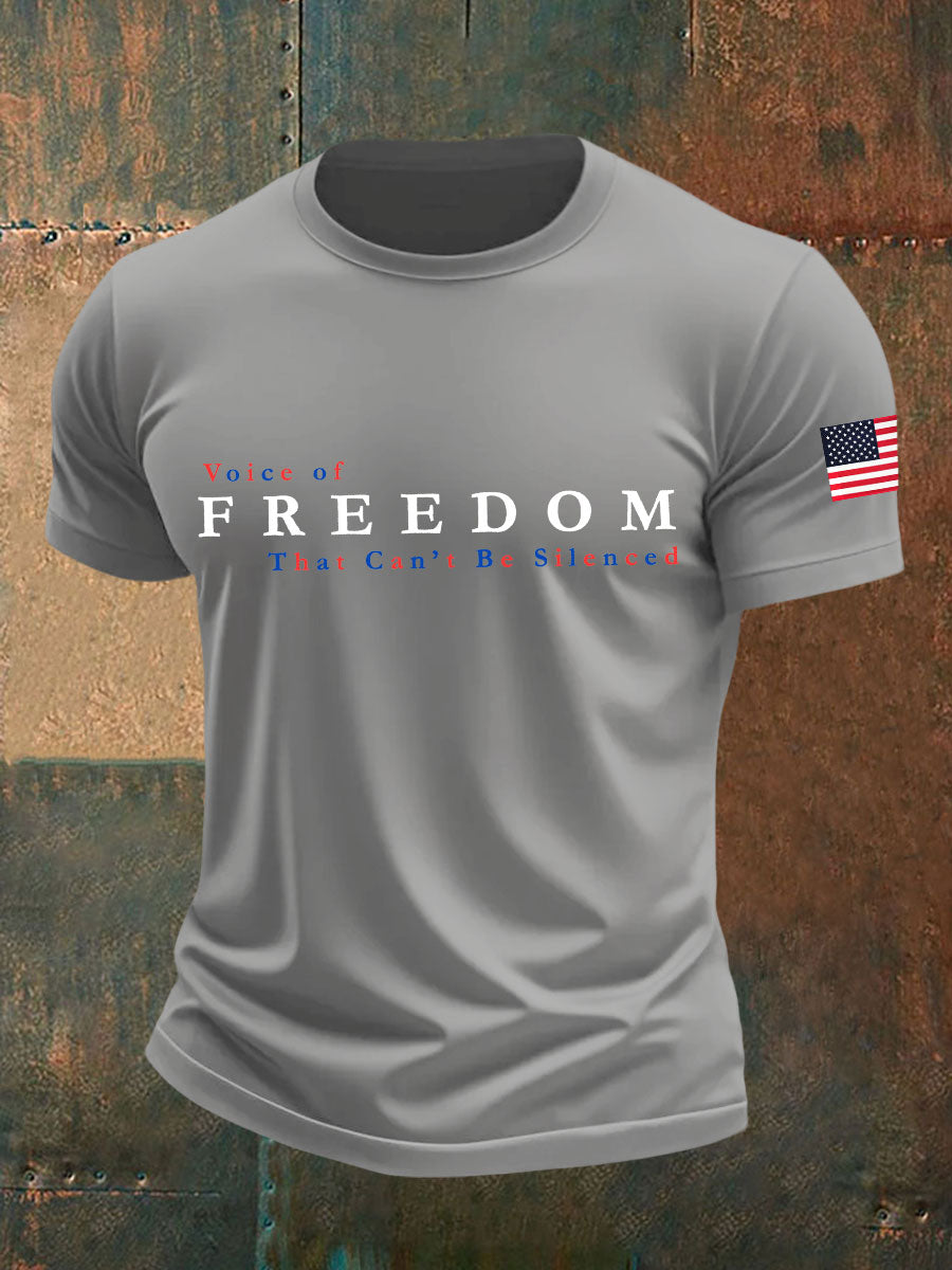 Voice of Freedom T-Shirt Charlie Kirk Memorial Shirt