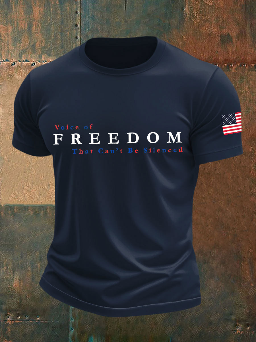 Voice of Freedom T-Shirt Charlie Kirk Memorial Shirt