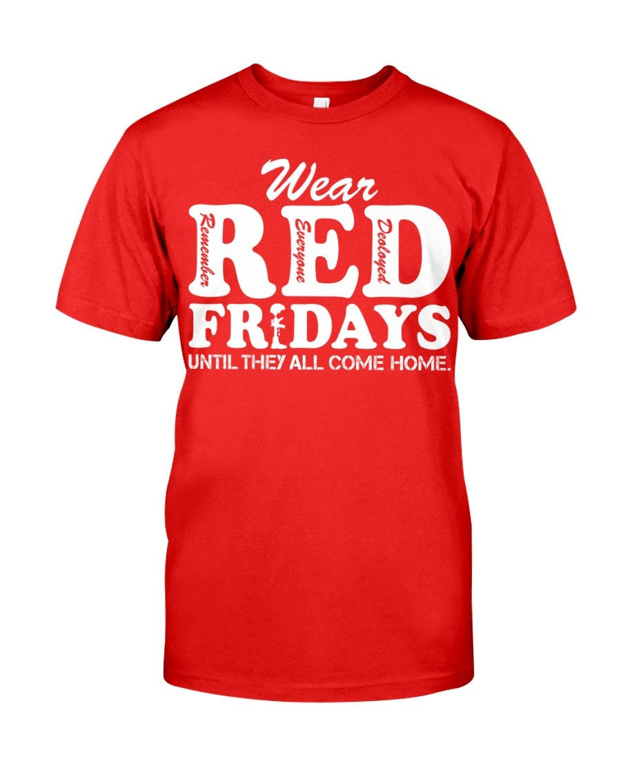 Wear Red Fridays Classic T-Shirt Gift For Patriotic, Proud Military Veterans - Liberish